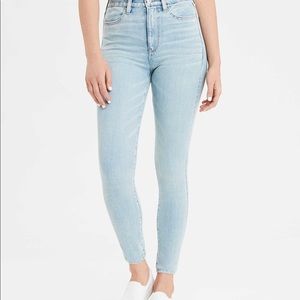 american eagle light denim jeans